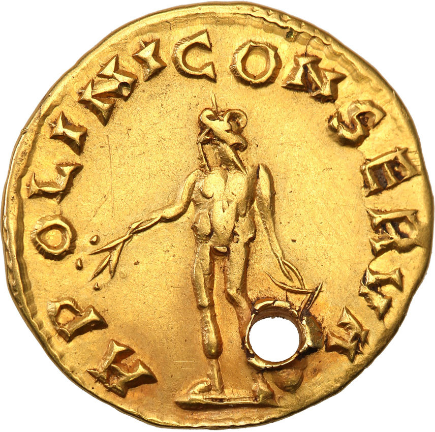 Cesarstwo Rzymskie. Walerian I (253- 260). Aureus (255-258), Rzym - RZADKI